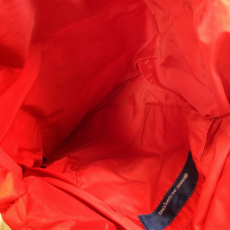 美品 コムデギャルソン COMME des GARCONS ロゴプリント 中綿 パデット