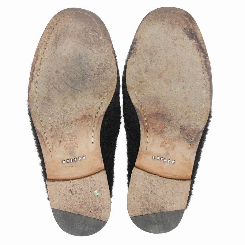 美品 エンダースキーマ Hender Scheme ボア ファー スリッポン