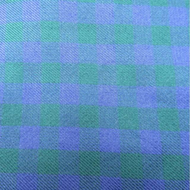 美品 19ss ブラミンク BLAMINK ギンガムチェック ロングジレ