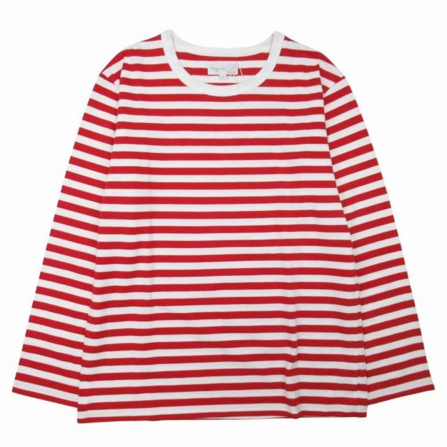 新品未使用 agnès b. ストライプ 長袖 Tシャツ アニエスベー agnes b.（アニエスベー） 未使用品 ボーダー Tシャツ 長袖 ロンT 12mm