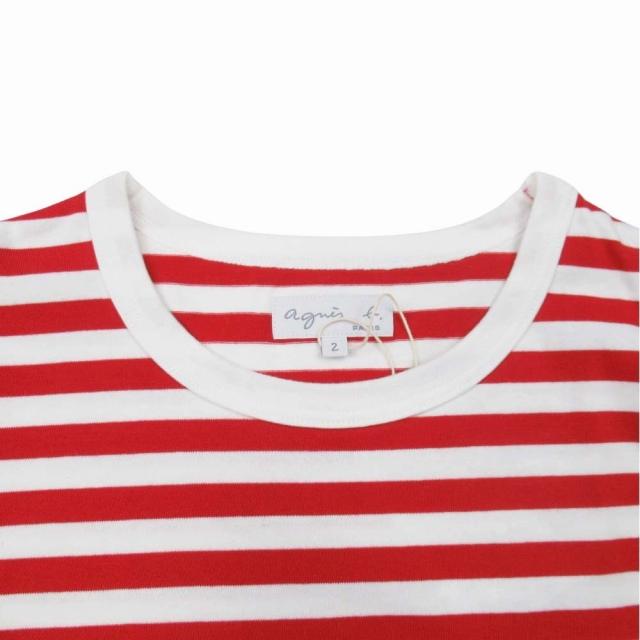 agnes b.（アニエスベー） 未使用品 ボーダー Tシャツ 長袖 ロンT 12mm