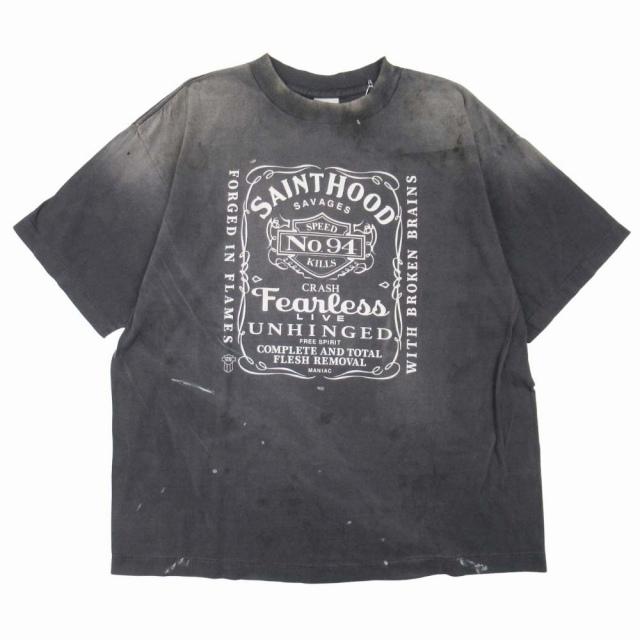極美品 25ss セントマイケル × ネイバーフッド STHD.SS TEE FEARLESS T 