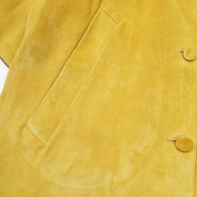 MARNI（マルニ） 15aw カーフレザー スエード ステンカラーコート 丸襟