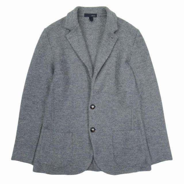 ラルディーニ LARDINI ウール100％ ニット テーラードジャケット 2B