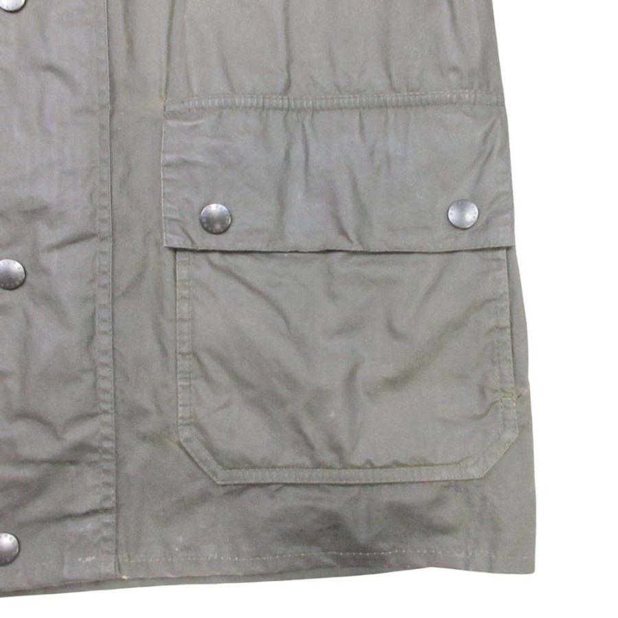 【中古】美品 19AW バブアー × マーガレットハウエル ワックスド コットン コート ジャケット オイルド フード付き 1 美品 19AW バブアー × マーガレットハウエル Barbour MARGARET HOWELL