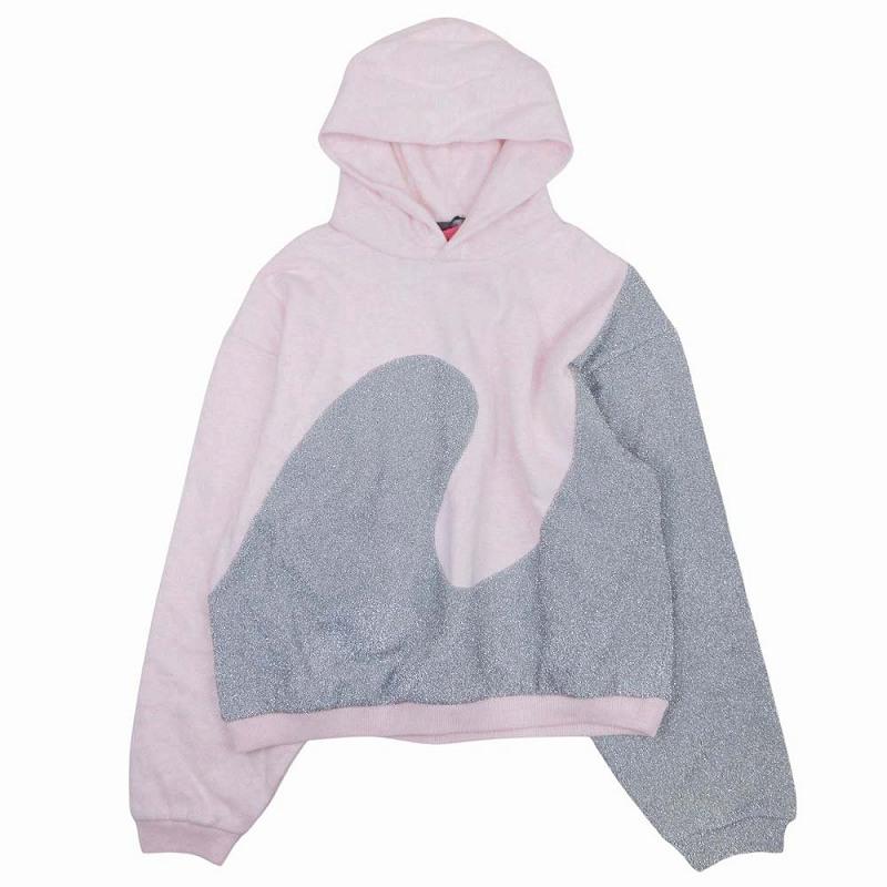 【中古】未使用品 23SS ディオール × イーアールエル Dior ERL ラメミックス スウェット パーカー フーディー L ◇11 未使用品 23SS ディオール × イーアールエル Dior ERL ラメミックス