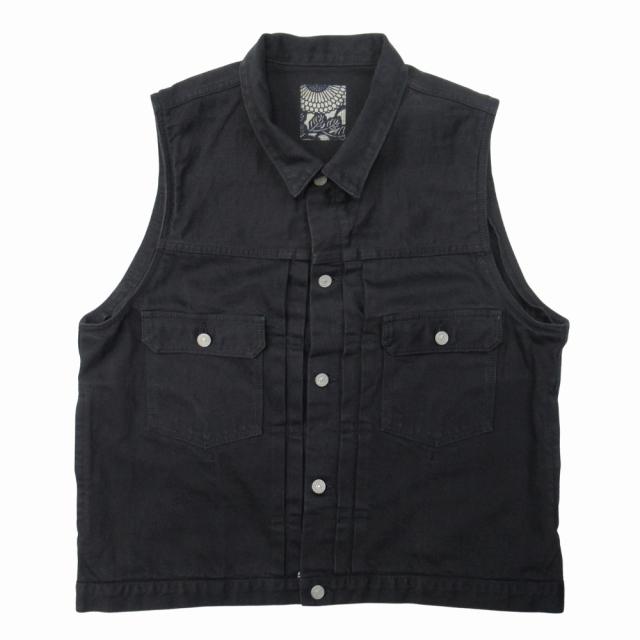 【中古】美品 2022年 ICT限定 ビズビム VISVIM SS 101 VEST CMYK DMGD 0222905006001 デニムベスト スリーブレス 美品 2022年 ICT限定 ビズビム VISVIM SS 101 VEST CMYK DMGD