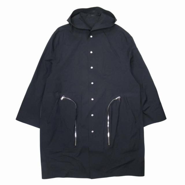 【中古】極美品 20aw モンクレール × リックオウエンス MONCLER × Rick Owens NESBITT ナイロン ゴム引き コート MONCLER（モンクレール） 極美品 20aw × リックオウエンス MONCLER