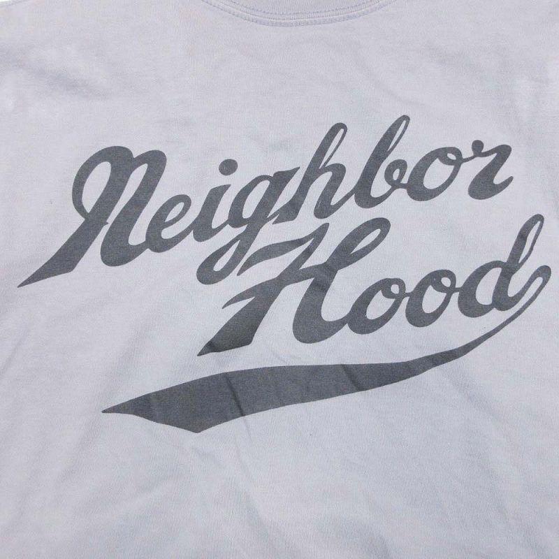 美品 25aw ネイバーフッド NEIGHBORHOOD NH . TEE LS ロゴプリント T