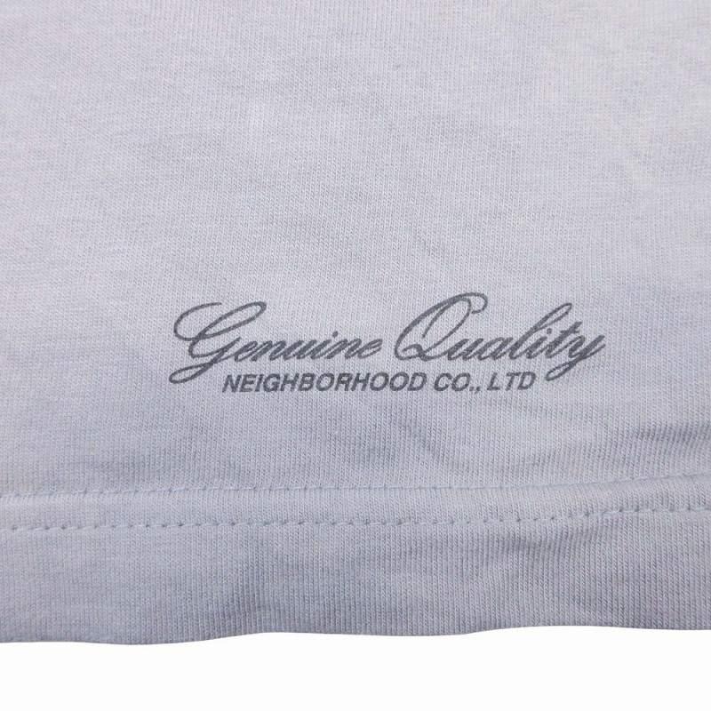 美品 25aw ネイバーフッド NEIGHBORHOOD NH . TEE LS ロゴプリント T