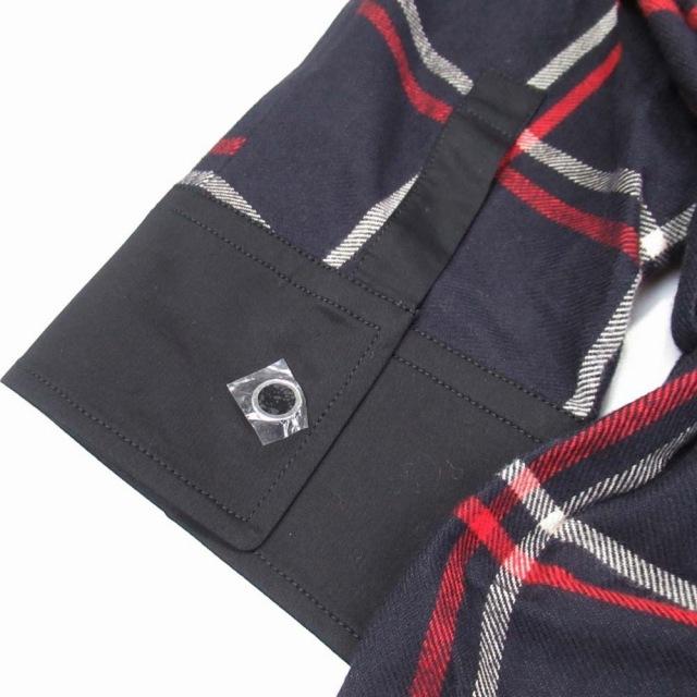 HERMES（エルメス） 未使用品 チェック柄 ベルテッド シャツワンピース