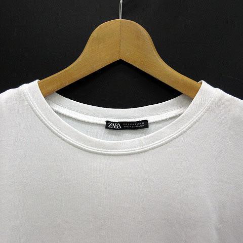 中古 ザラ Zara Tシャツ ワンピース 膝丈 半袖 ホワイト 白 S 美品 4174 304 251 レディース ベクトル 古着 013 ブランド古着販売のベクトル 通販 Yahoo ショッピング