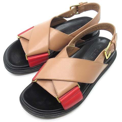 MARNI / マルニ クロスベルト フスベット サンダル-