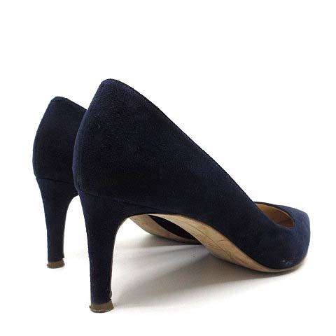 PELLICO パンプス　スエード　37.5 24.5 ネイビー ペリーコ パンプス ネイビー スエード サイズ37.5
