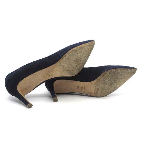 ペリーコ パンプス ネイビー スエード サイズ37.5