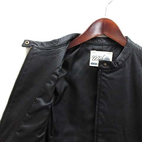 レディラックルカ LADY LUCK LUCA ゴートレザー シングル ライダース