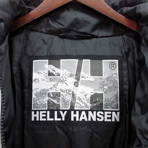 ヘリーハンセン HELLY HANSEN ビッグロゴ ダウンジャケット シルバー ブラック 黒 L ZN19810 メンズ｜vectorpremium｜03