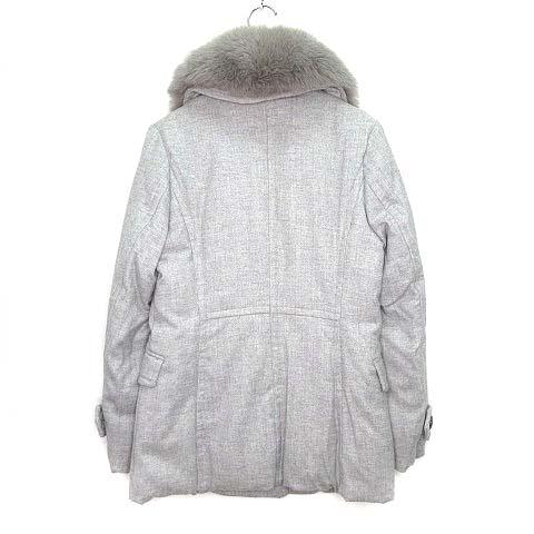 ICB（アイシービー） ウール ダウン Pコート ピーコート フォックス