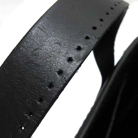 ヘルツ HERZ トートバッグ ショルダーストラップ 肩当て付き 黒