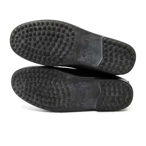 トッズ TOD'S スエード レースアップ ミドル ブーツ ブラウン 茶 7 約