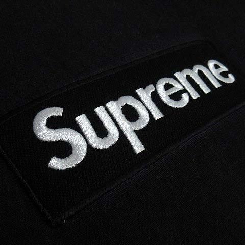 シュプリーム SUPREME ボックスロゴ クルーネック スウェット トレーナー Box Logo Crewneck 2018AW ブラック 黒 S ☆AA★ メンズ｜vectorpremium｜05