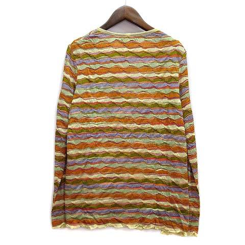 ミッソーニ MISSONI アンサンブル レーヨン ツインニット ボーダー 