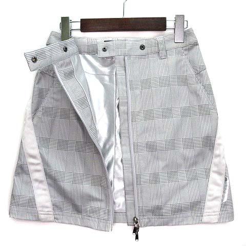 23区 SPORT レディース グレー チェック 美品 ひざ丈スカート 23区（ニジュウサンク） オンワード樫山 SPORT DBF チェック スカート