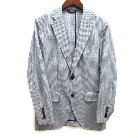 極美品✨ポールスチュアート　ノーカラージャケット　グレー　L EASTGATE MODEL」 ライトグレーストライプ柄スーツ(スーツ