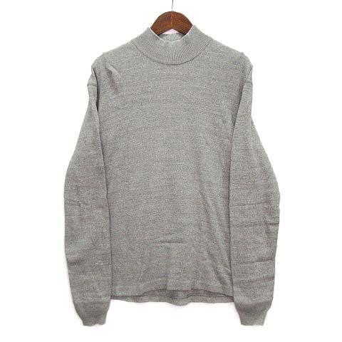 ヤエカ YAECA STOCK コットン リブ ニット モックネック セーター 長袖  