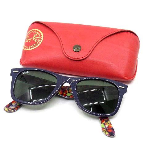 極美品 レア レイバン サングラス ウェイファーラー ウェリントン RB2140 レイバン サングラス ウェイファーラー RB2140F 117830 52