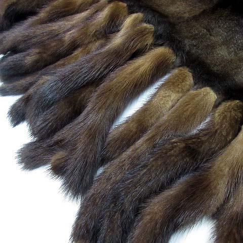 クリエーションルセ CREATION LUSSET ショール ストール 毛皮 ラパン