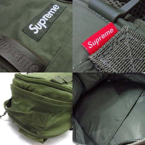 シュプリーム SUPREME BACKPACK バックパック リュックサック ボックスロゴ オリーブ 緑 2020AW ☆AA★｜vectorpremium｜05