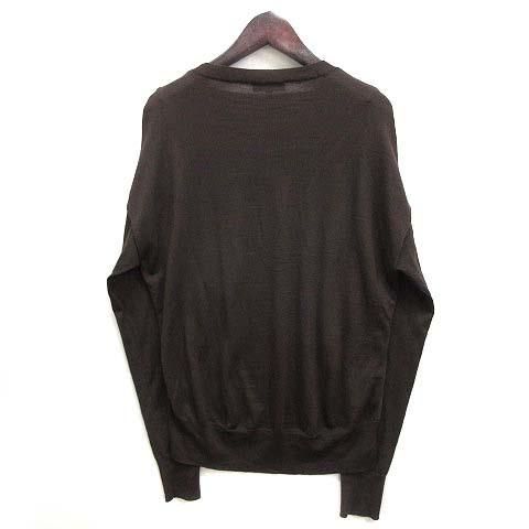 theory（セオリー） スーパーウール ワイドリブ コンビ ニット プル