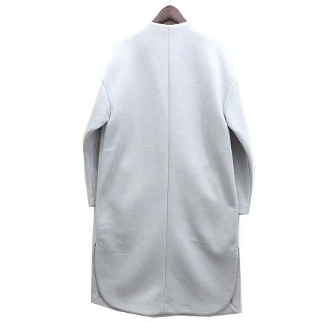 INDIVI インディヴィ ダンボール ノーカラー コート ロング ライト  