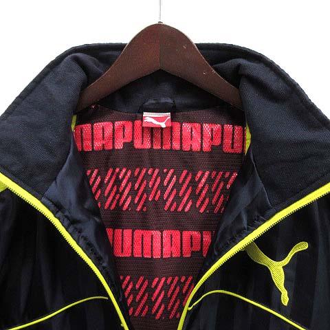 G9675*PUMA プーマ☆ベンチコート☆黒ブラック 赤☆150 G9675*PUMA プーマ☆ベンチコート☆黒ブラック 赤☆150 G9675*PUMA