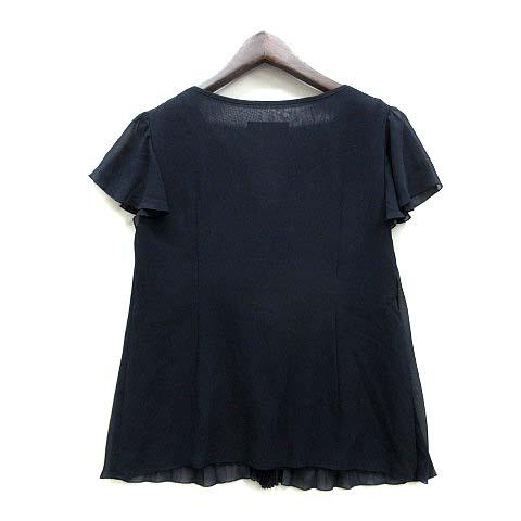 untitled 新品未使用　シフォンブラウス　04 2LT アンタイトル UNTITLED（アンタイトル） ブラウス シャツ 「シアー/首元フリル