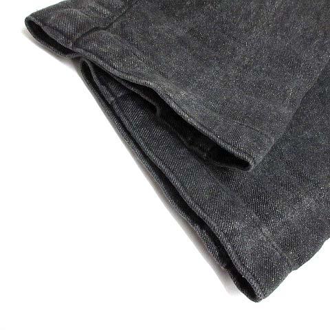 【中古】ワイズ Y's ヨウジヤマモト バイカー デニム パンツ ジーンズ ブラック 3 メンズ Y's（ワイズ） ヨウジヤマモト バイカー デニム パンツ ジーンズ