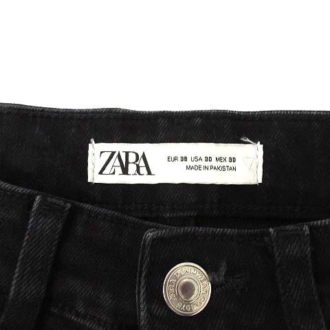 ZARA ザラ フレア クロップド デニム パンツ カットオフ ZARA ザラ フレア クロップド デニム パンツ カットオフ