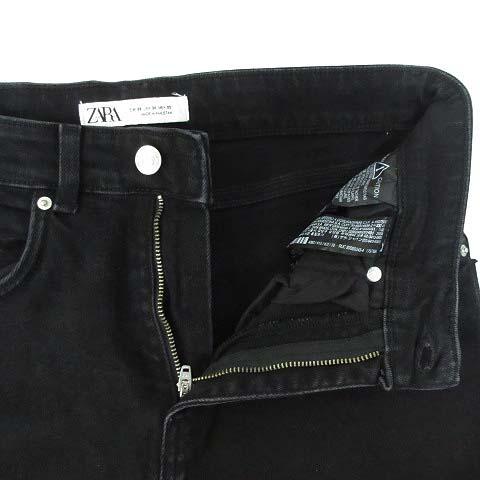 ZARA ザラ フレア クロップド デニム パンツ カットオフ ZARA ザラ フレア クロップド デニム パンツ カットオフ