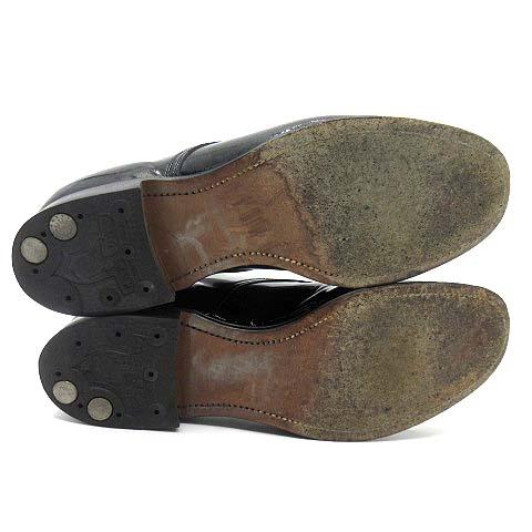 【中古】ハイク HYKE オックスフォード シューズ パテントレザー Cat's Paw ブラック 黒 7E 約25cm レディース ハイク HYKE オックスフォード シューズ パテントレザー Cat's Paw