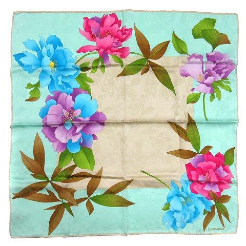 LEONARD（レオナール） スカーフ チーフ フローラル フラワー