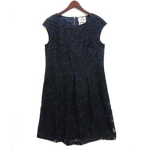 新品/大きいサイズ】ローズティアラジュエル チュール花柄刺繍