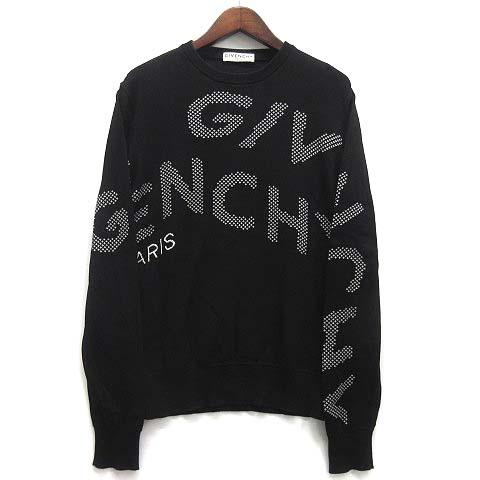 ジバンシィ GIVENCHY ジャガード ロゴ ニット セーター 長袖 クルー  