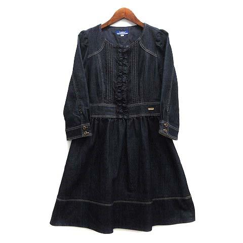 美品 バーバリーブルーレーベル デニムワンピース ノバチェック