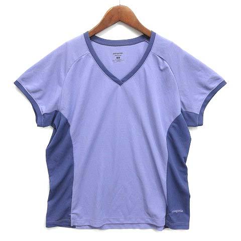 パタゴニア Patagonia USA製 キャプリーン Vネック Tシャツ