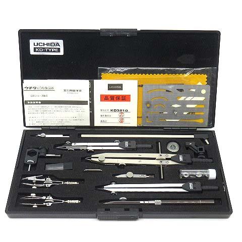 ウチダ UCHIDA 内田洋行 KD-QB KD型 製図器 KD3210 QBセット コンパス