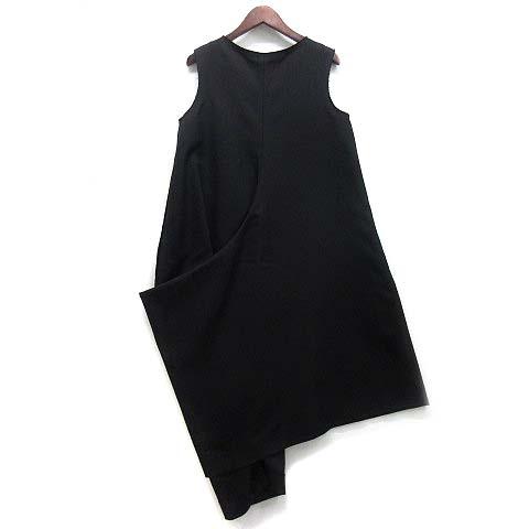 【中古】コムデギャルソン COMME des GARCONS 2023SS 裁ち切り ウール 変形 ワンピース ブラック 黒 XS GK-O014 AD2022 レディース コムデギャルソン COMME des GARCONS 2023SS 裁ち切り ウール 変形