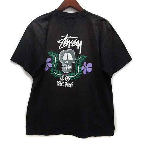 [大人気]　ステューシー　Tシャツ　ビックプリント◎　存在感◎　希少モデル 希少デザイン STUSSY ステューシー バックプリントTシャツ 丸胴