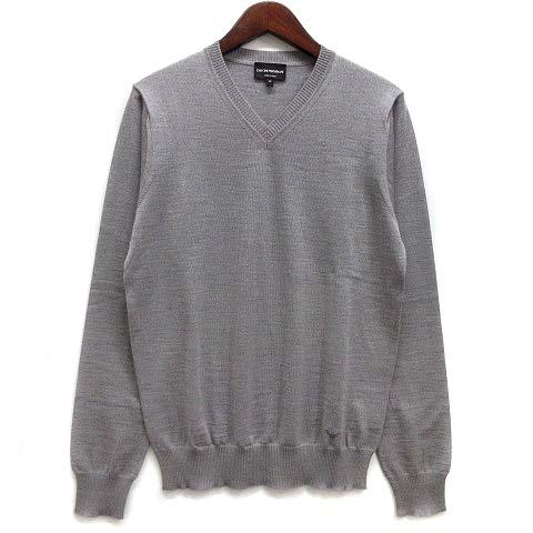 EMPORIO ARMANI エンポリオアルマーニ ハイゲージ ウール ニット V  