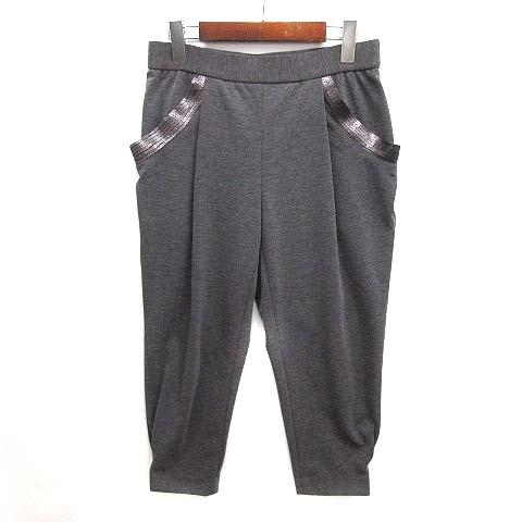トゥービーシック TO BE CHIC ジャージー クロップド パンツ 